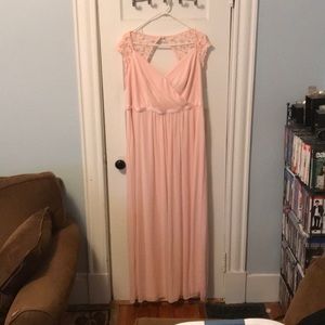 David’s Bridal Petal Bridesmaid Dress